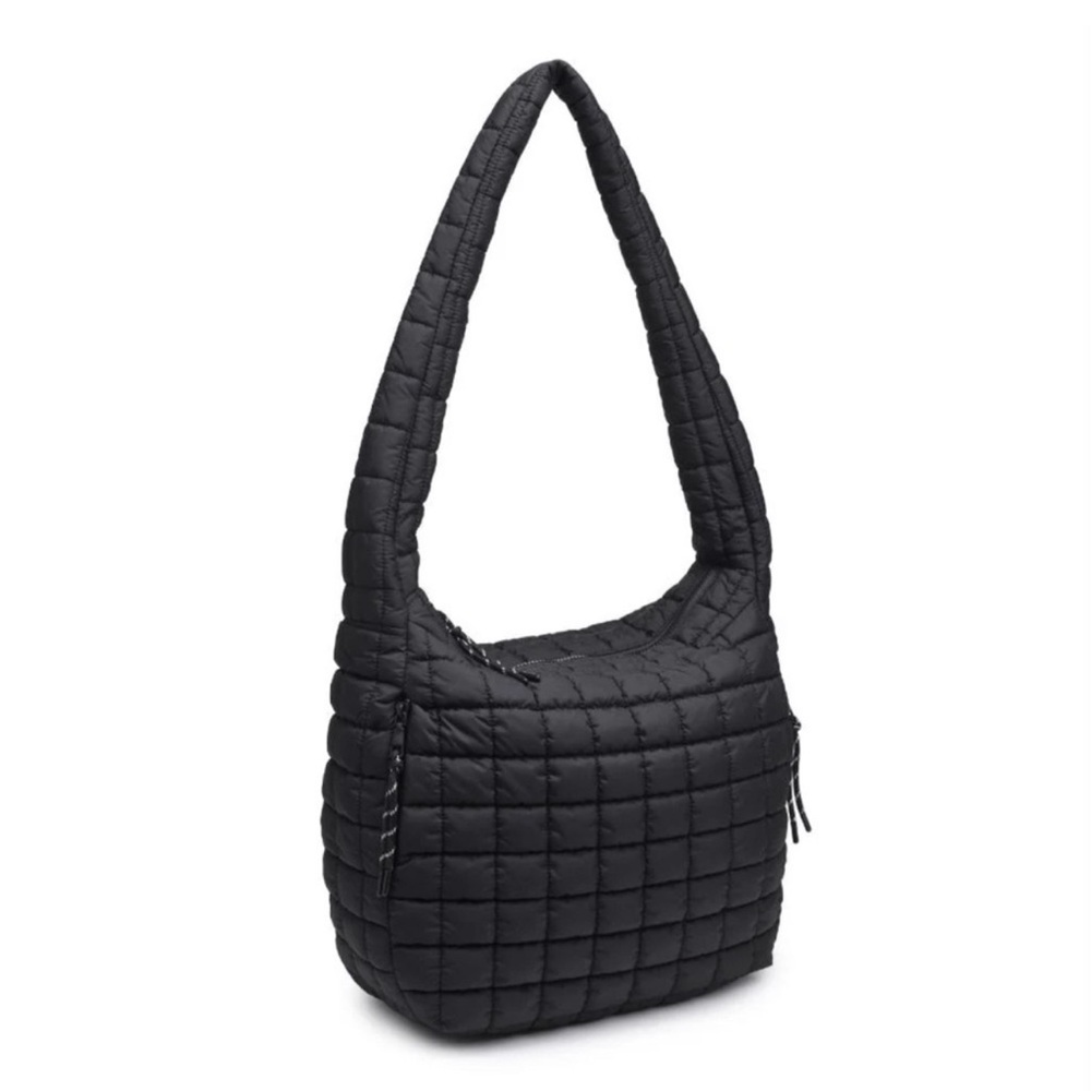URBAN EXPRESSIONS Quilted Puffer Hobo Crossbody